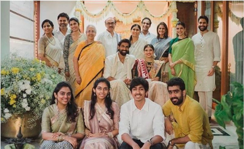 newlyweds rana daggubati and miheeka bajaj perform puja at home