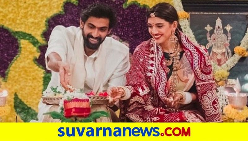 newlyweds rana daggubati and miheeka bajaj perform puja at home