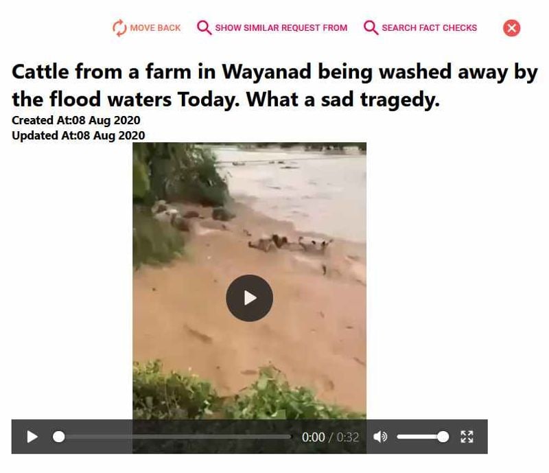 cows washed away in flood water claim said in kerala old mexico video viral kpt
