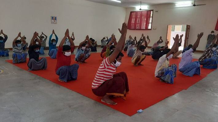 isha yoga center giving online yoga training to prisoners isha yoga center giving online yoga training to prisoners