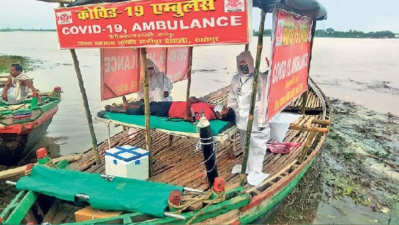 Bihar flood 2020: Boat has become ambulance due to floods in these 16 districts during Coronavirus, see 10 photos ASA