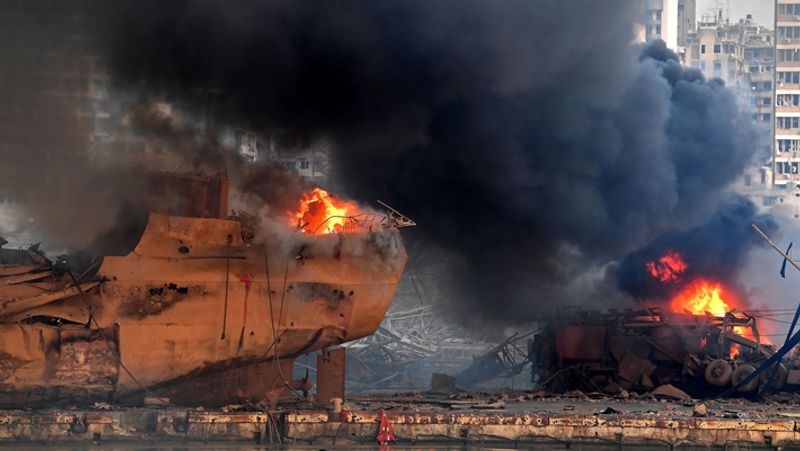 chemicals still exist at Beirut harbor kpn