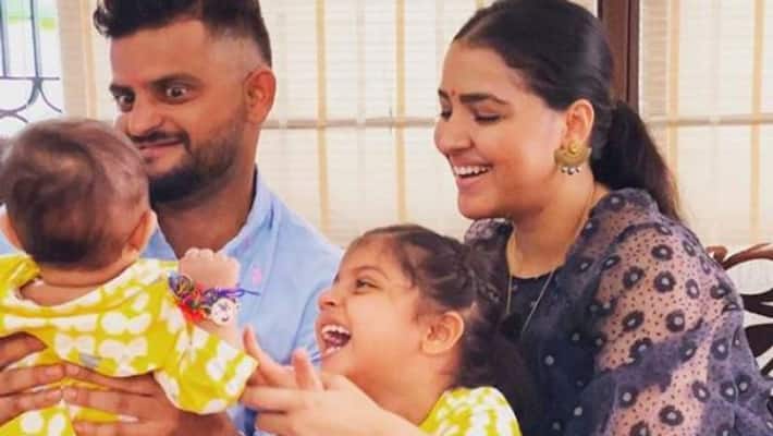 Suresh Raina gets his wife, son's name tattooed on his two arms before start IPl spb Suresh Raina gets his wife, son's name tattooed on his two arms before start IPl spb
