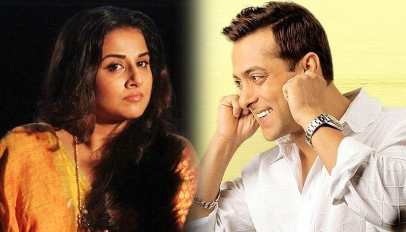 salman khan kidding ajith movie actress vidya balan in bigboss set