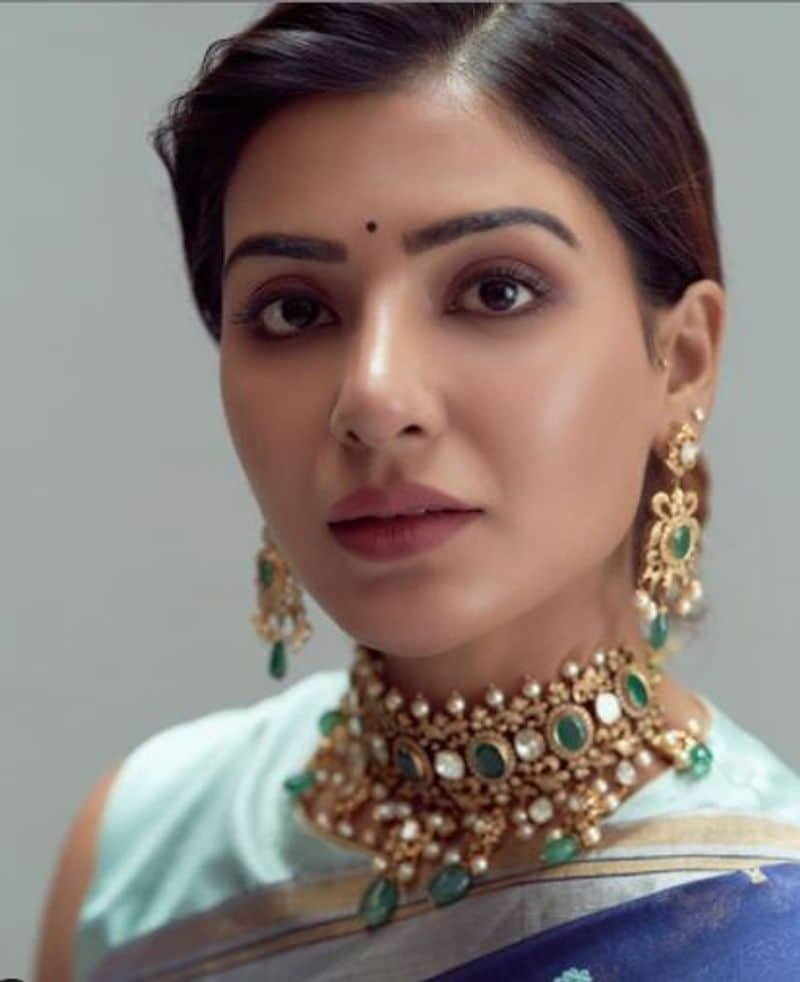 rana marriage function samantha wear cotton saree photo gallery