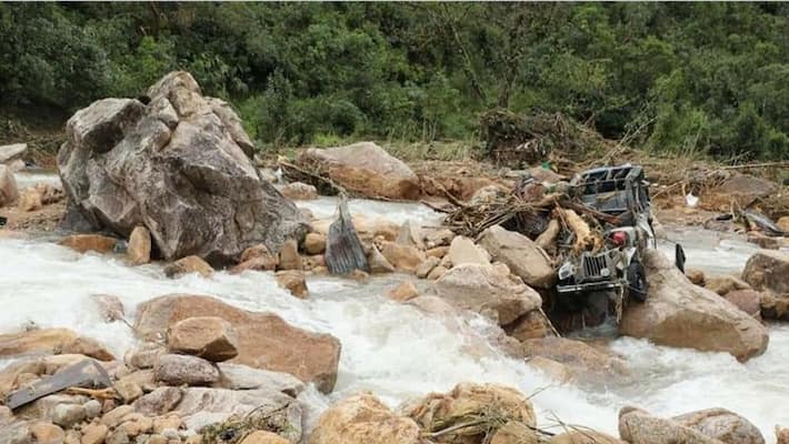 Pettimudi landslide disaster death toll 61 search operation continues Pettimudi landslide disaster death toll 61 search operation continues
