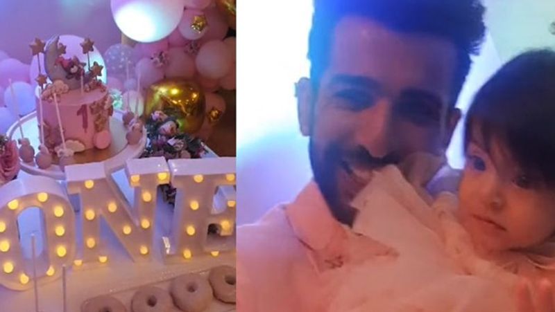 jay bhaushali and mahhi vij celebrate Janmasthami dressup daughter tara as Kanhaiya KPJ