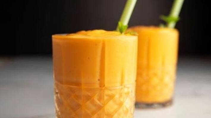Very easy and super delicious recipe of homemade Mango Smoothie BDD Very easy and super delicious recipe of homemade Mango Smoothie BDD