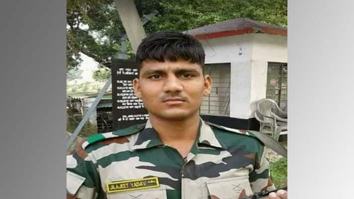 Army soldier martyred while taking on terrorists at the border waiting for arrival his wife of 7 month old son kpl Army soldier martyred while taking on terrorists at the border waiting for arrival his wife of 7 month old son kpl