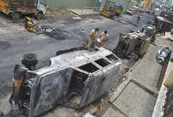 Bengaluru violence BJP says says Cong ke Haath Blore Rioters Ke saath as Congress corporators husband arrested