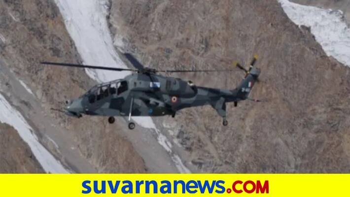 Indo China stand-off Two HAL light combat choppers deployed in Ladakh Indo China stand-off Two HAL light combat choppers deployed in Ladakh