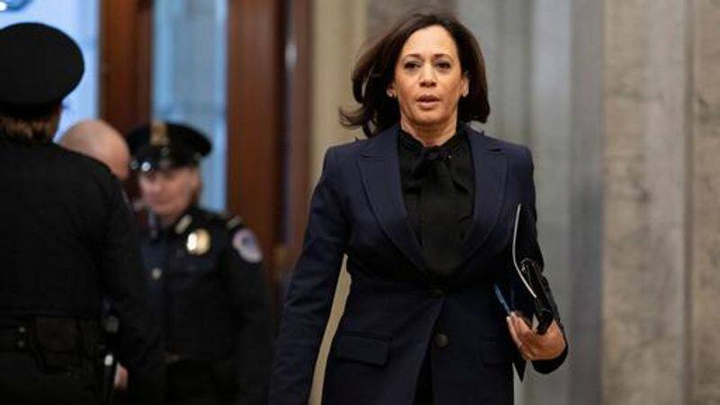 Trumps comments on the corona vaccine are not credible . Kamala Harris beaten up .