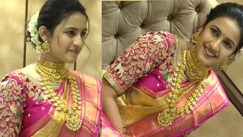 Mega Daughter Niharika Konidela in bridal attire