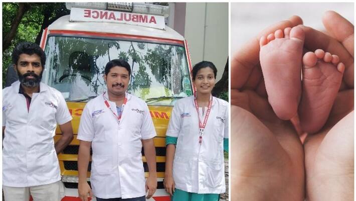 Covid patient give birth to child in 10 Ambulance while travelling to hospital Covid patient give birth to child in 10 Ambulance while travelling to hospital