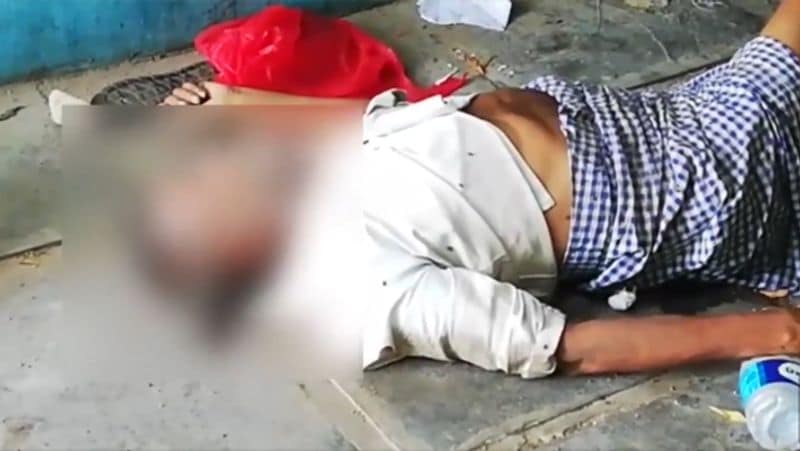 Dogs were eaten by the dead body in a government hospital in Andhra Pradesh kpn