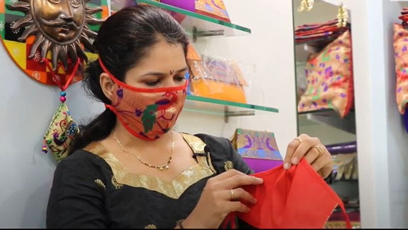 Maharashtra Job Alert: Lady starts mask business in Corona, success story kpa