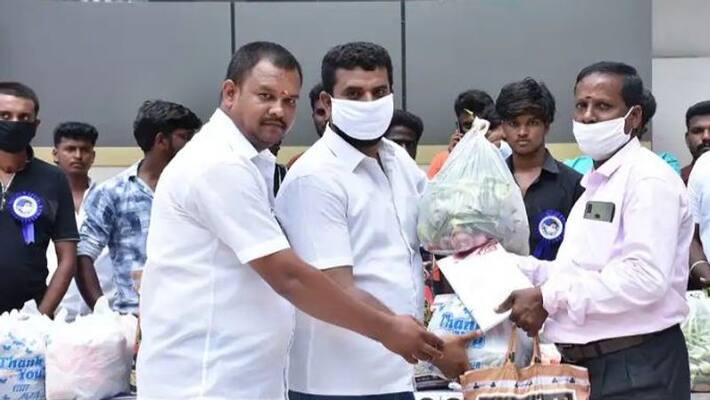 vijay fans help cinema theater workers in viruthachalam vijay fans help cinema theater workers in viruthachalam