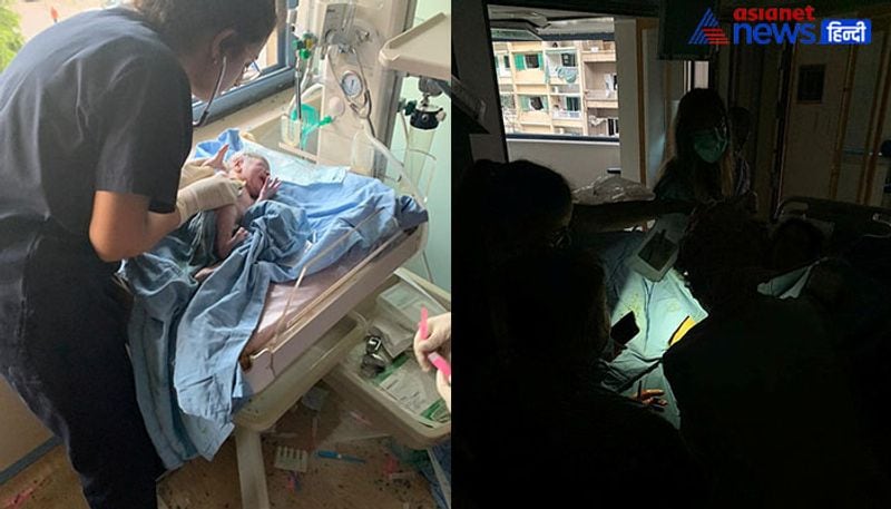 Woman delivered during a loud blast in Beirut KPZ