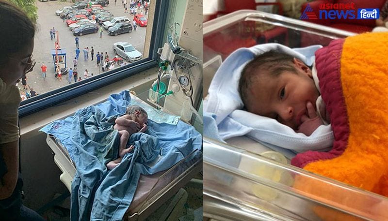 Woman delivered during a loud blast in Beirut KPZ