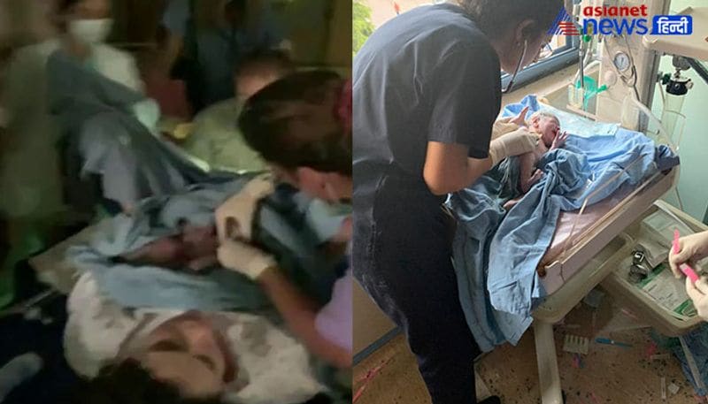 Woman delivered during a loud blast in Beirut KPZ
