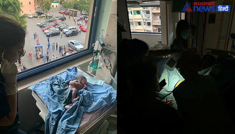Woman delivered during a loud blast in Beirut KPZ