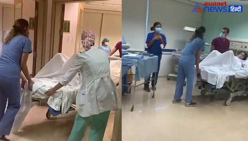 Woman delivered during a loud blast in Beirut KPZ