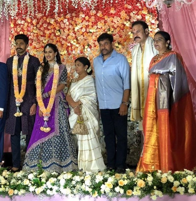 nihaarika and chaithanya engagement ceremony photos