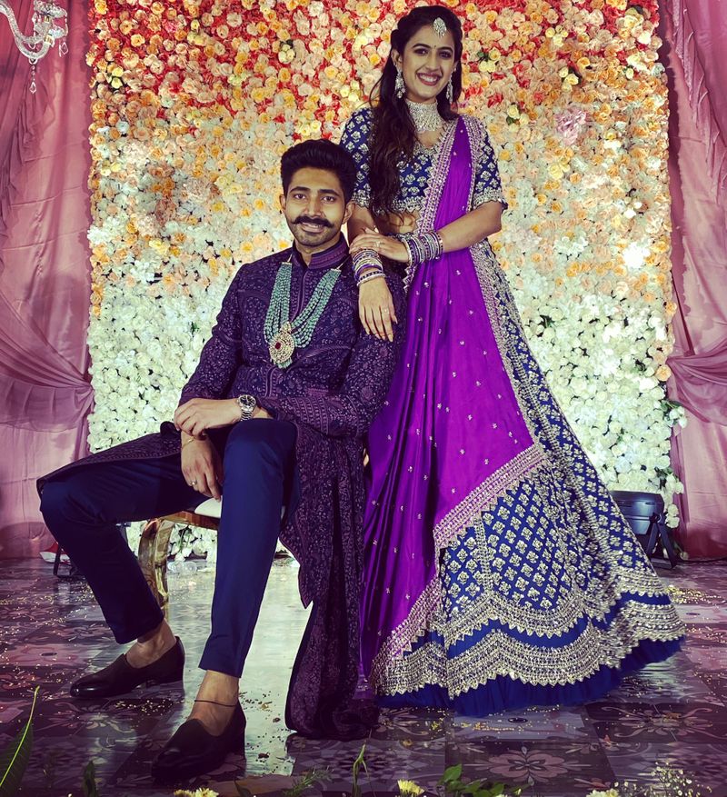nihaarika and chaithanya engagement ceremony photos