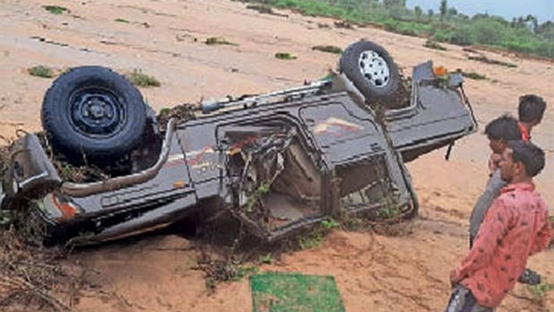 Rajasthan floods, three youths drowned in Dantwara drain, shocking accident kpa