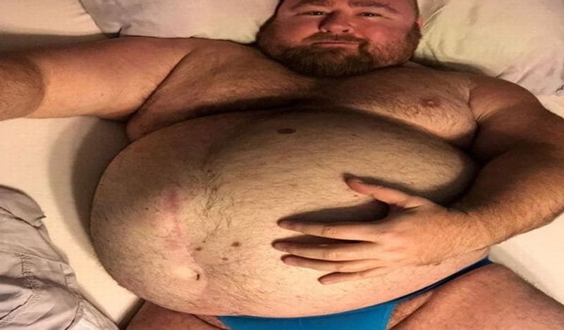 erotic weight gainer looks heavily pregnant shares kinky photos of tummy becoming internet sensation kph