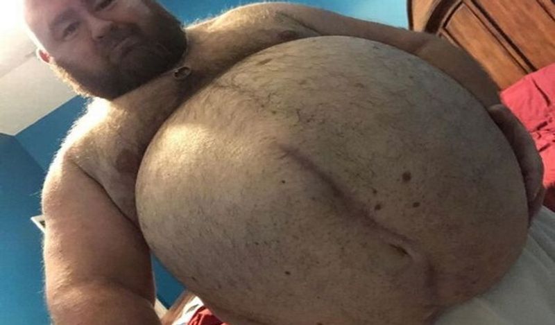 erotic weight gainer looks heavily pregnant shares kinky photos of tummy becoming internet sensation kph