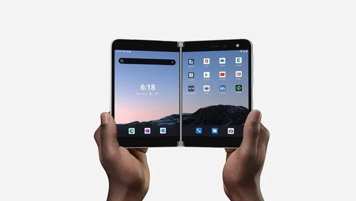 Microsoft dual screen folding smartphone Surface Duo pre bookings on September 10 Microsoft dual screen folding smartphone Surface Duo pre bookings on September 10