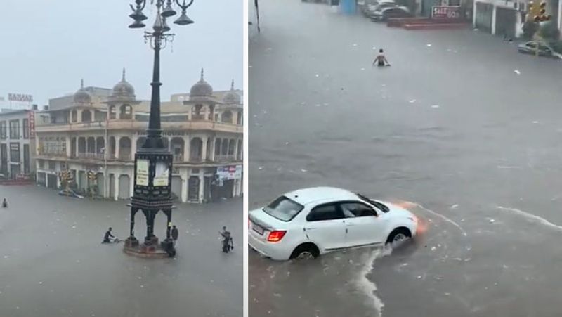 Monsoon alert, record rain in one day in Jaipur kpa