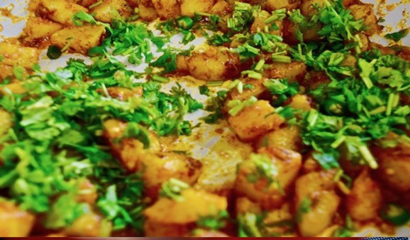 make bhandare waali aaloo ki sukhi sabji at home easily kph
