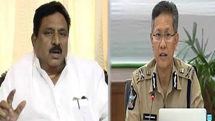 ex home minister nimmakayala chinarajappa open letter AP DGP ex home minister nimmakayala chinarajappa open letter AP DGP