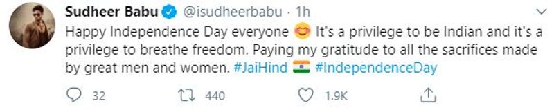 Tollywood Celebrities Wishes Happy Independence Day