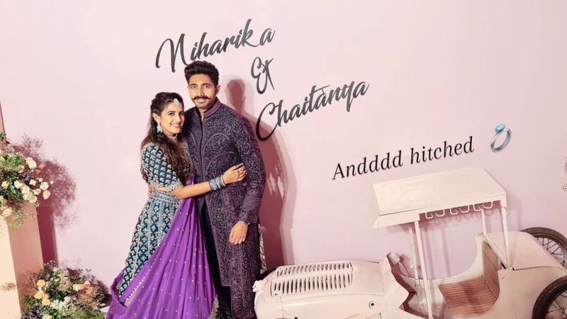 Mega Daughter Niharika Konidela Engagement Photos