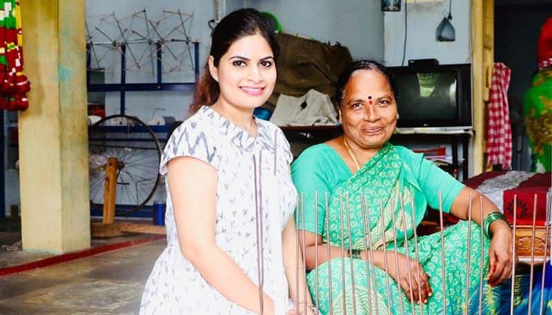 Fashion designer Deepthi Ganesh focuses on sustainable business growth & supports handloom weavers