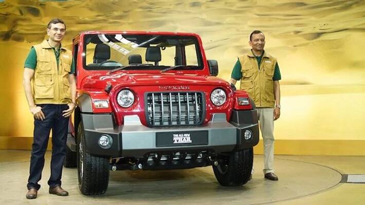 New Mahindra Thar unveiled in India launch will be on October 2 New Mahindra Thar unveiled in India launch will be on October 2