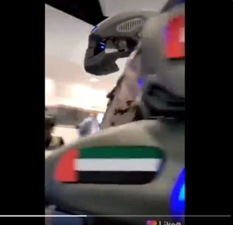 bahrain kings robot bodyguard fake claim viral old video from uae defence robot titan shared kpt