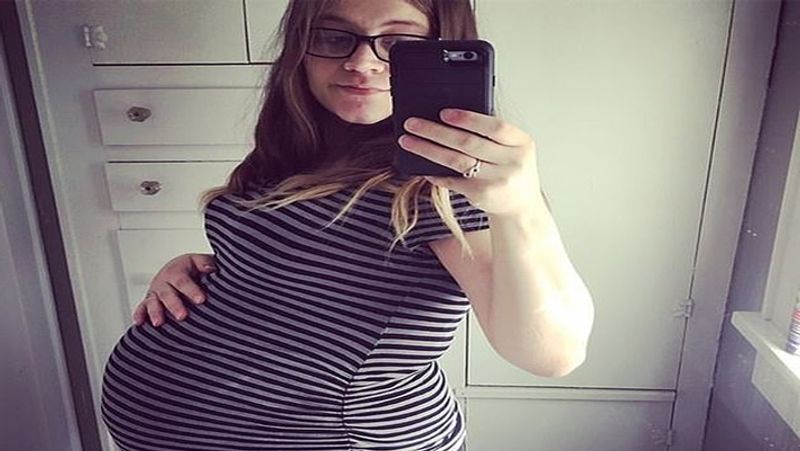 a woman is pregnant for 10 years, she is having 11 children dva