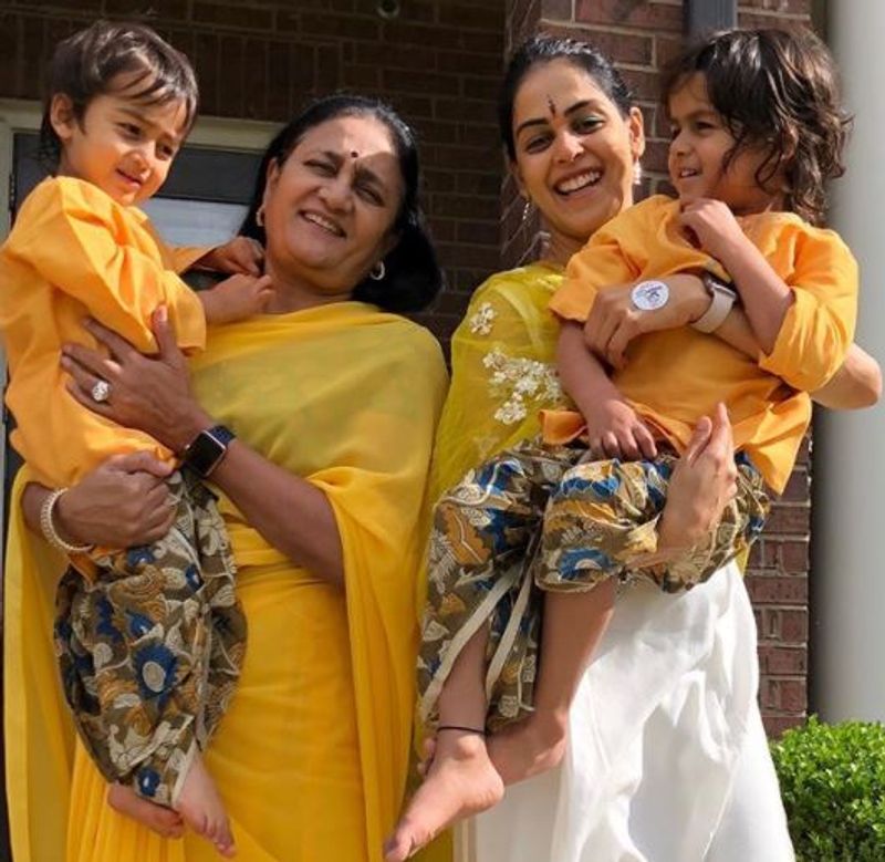 actress genelia deshmukh son and daughter cute photo gallery