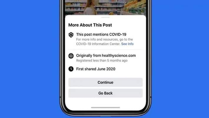 Facebook Starts Warning Users Before Sharing COVID-19 Links Facebook Starts Warning Users Before Sharing COVID-19 Links