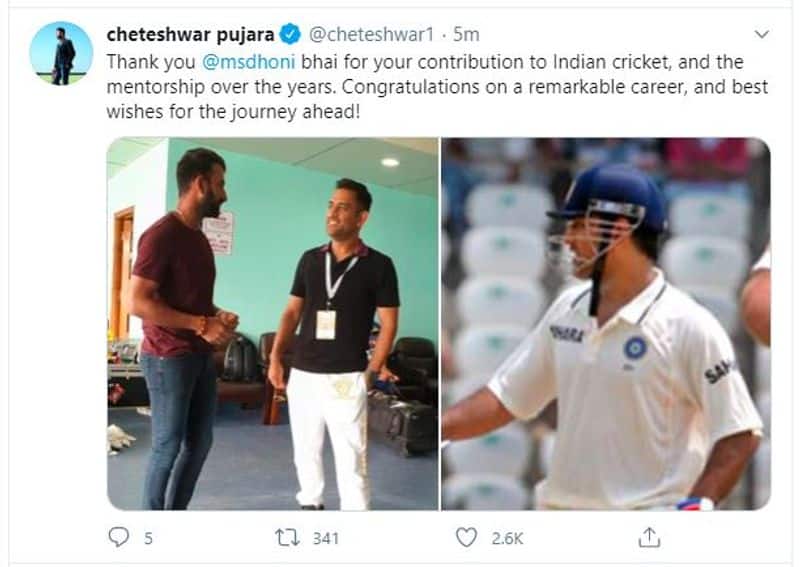 India Test batsman Cheteshwar Pujara on Dhoni