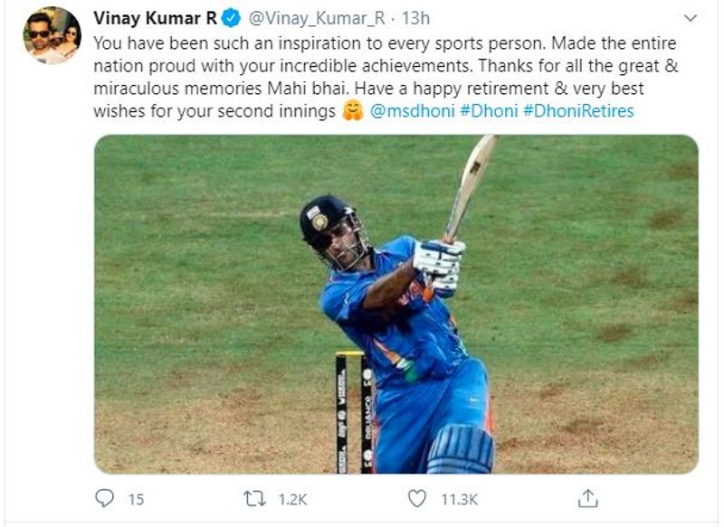 MS Dhoni retires Sachin Tendulkar Sourav Ganguly lead tributes read who said what MSD apc