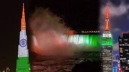 Burj Khalifa, Niagara Falls, Empire State Building lights up with tricolour on India's Independence Day-dnm