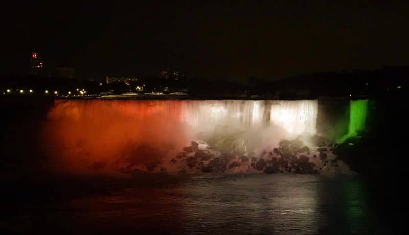 The flag-hoisting at Niagara Falls was officiated by India’s Consul General in Toronto, Apoorva Srivastava, at an event organised by the Indo-Canada Arts Council. The Indian flag was also raised at Toronto’s City Hall, while another attraction, the three-dimensional Toronto sign, was lit in the hues of the Tricolour.