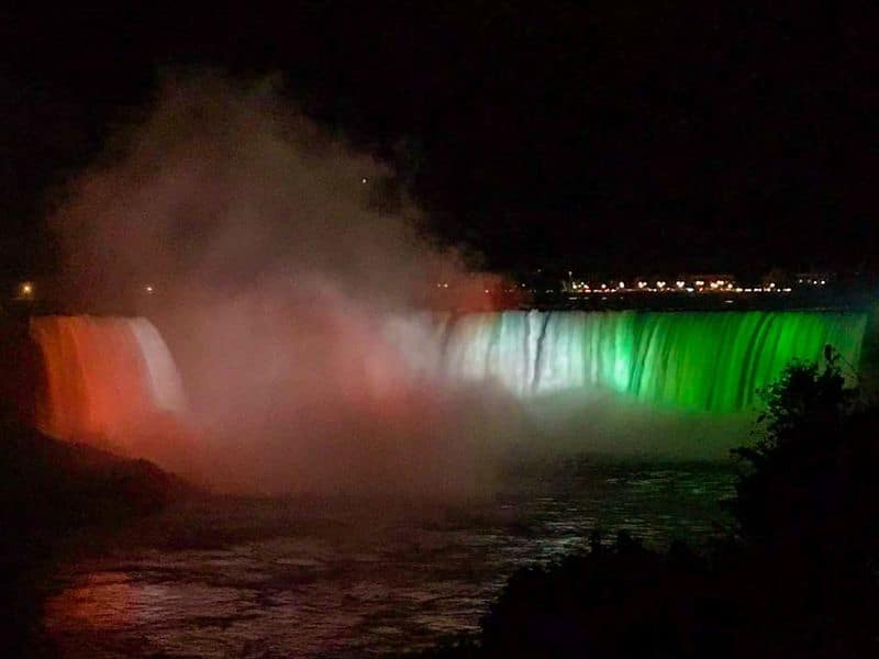The Indian tricolour was illuminated at the iconic Canadian landmark of Niagara Falls and car rallies were held in multiple cities as members of the Indo-Canadian community celebrated Independence Day amidst the restrictions due to the COVID-19 pandemic.