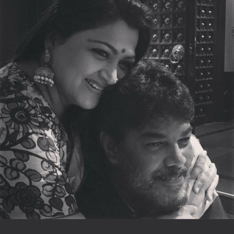 Actress kushboo share Cute Photo with Sundar C Going viral