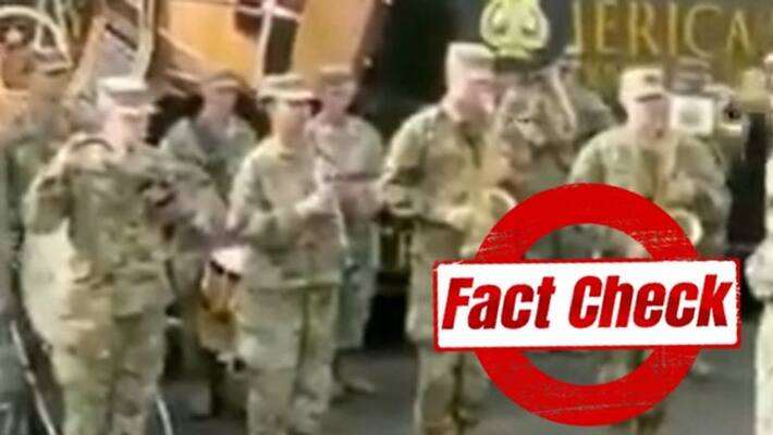 fact check on viral video, us army band playing to celebrate iday of india bsm fact check on viral video, us army band playing to celebrate iday of india bsm